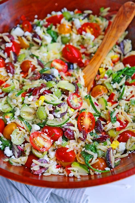 Mediterranean Orzo Salad Recipe Dandk Organizer