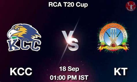 KCC Vs KT Dream11 Team Prediction Fantasy Cricket Tips