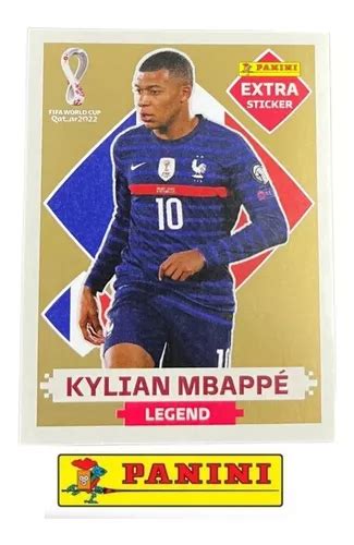 Figurinha Legend Gold Ouro Copa 2022 Kylian Mbappe Rara Parcelamento