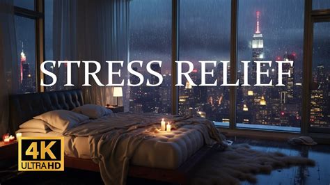 Relaxing Piano Music Rain Sounds To Sleep Study Yoga Stress