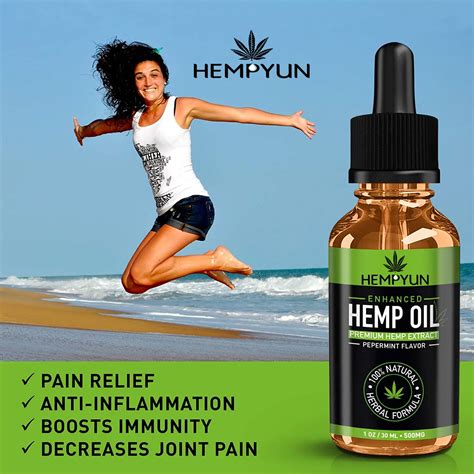 Hempyun-full Spectrum Hemp Oil Organic Hemp Cbd Oil For Pain Relief And ...