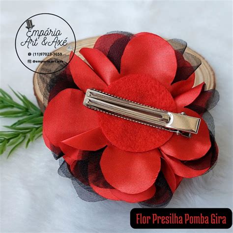 Florrosa Presilha para Cabelos Pombagiracigana | Elo7