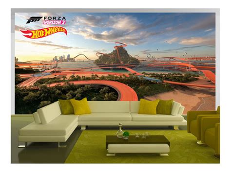 Wallpaper Carros Infantis Carrinhos Hot Pista 3 5m² Nhw01 Parcelamento sem juros