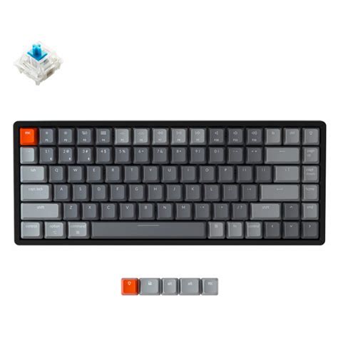 Keychron K Wireless Rgb Aluminum Frame Dark Grey Gateron G Pro Blue