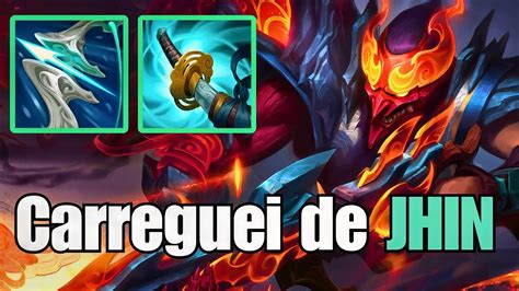 Gameplay De Jhin Adc Rumo Ao Challenger Youtube