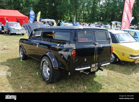 A 1968 Bedford HA Van Parked On Display At The 48th Historic Vehicle