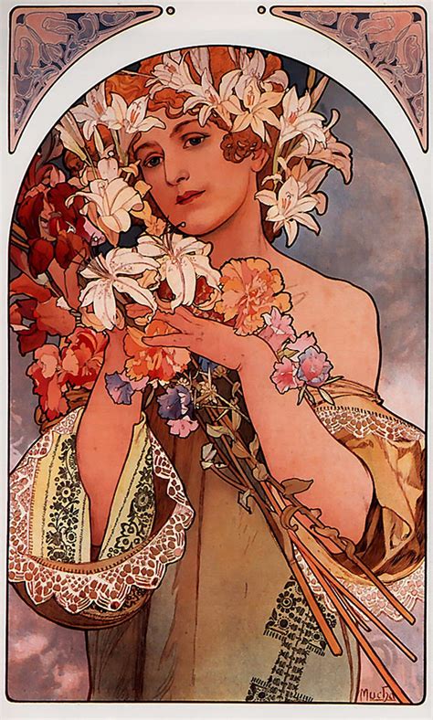 Alphonse Mucha Art Nouveau Print By Alphonse Mucha Print Art Etsy