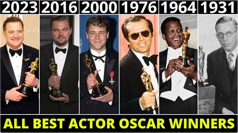 All Best Actor Oscar Winners In Academy Award History 1929 2023 YouTube