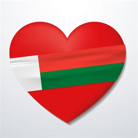 Premium Vector Heart With Madagascar Flag