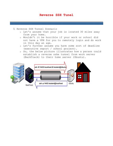 Reverse Ssh Tunnel PDF