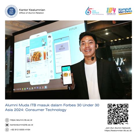 Alumni Muda Itb Masuk Dalam Forbes Under Asia Consumer