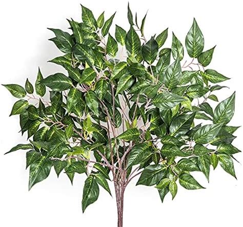 Amazon GTIDEA 12 Pcs Ficus Tree Leaves Branches Artificial