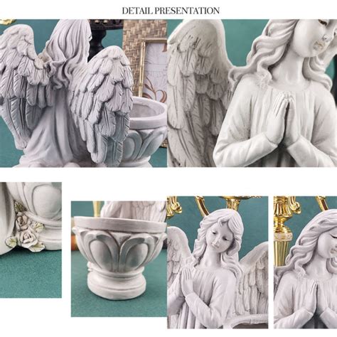 Resin Praying Angel Candle Holder Life Changing Products