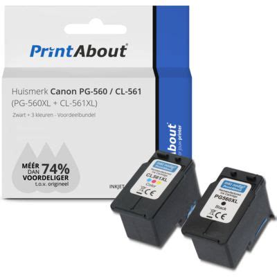 Huismerk Canon Pg Cl Inktcartridge Zwart Kleuren Pg