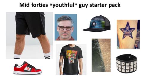 Mid Forties “youthful” Guy Starter Pack R Starterpacks