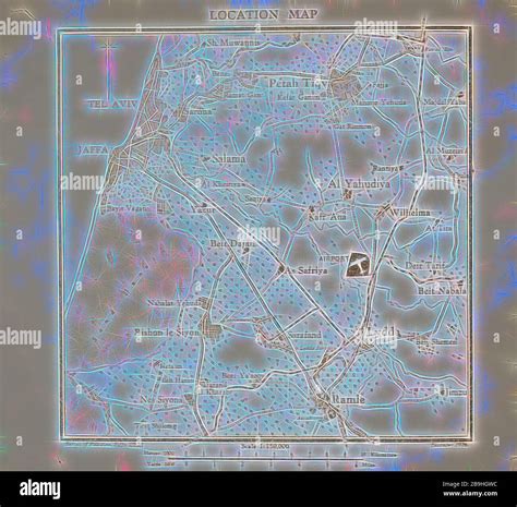 Location map of Lydda aerodrome. 1934, Israel, Lod Stock Photo - Alamy