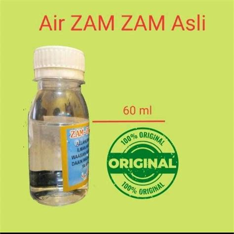 Air Zam Zam Original Asli 80 Ml Lazada Indonesia