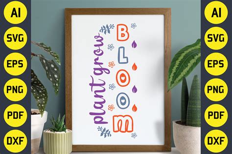 Plant Grow Bloom - Spring Porch Sign SVG Graphic by Creative T-Shirts ...