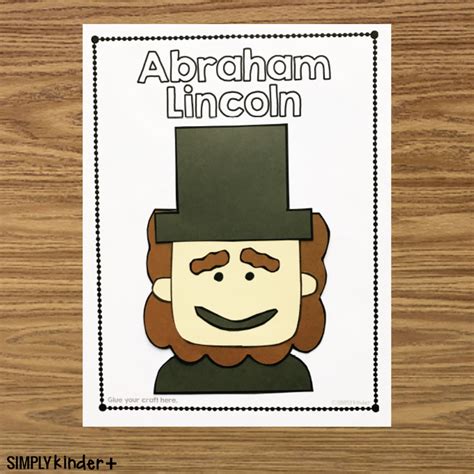 Abraham Lincoln Craft - Simply Kinder Plus