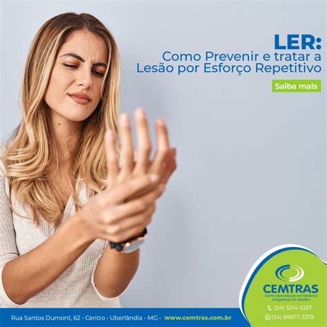 LER Saiba o que é como prevenir e tratar a Lesão por Esforço