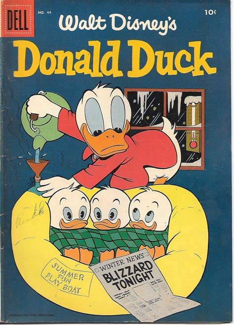 Walt Disney S Donald Duck Comic Book 44 Dell Comics 1955 FINE