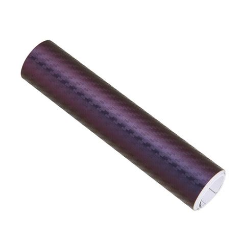 Purple Blue Chameleon Carbon Fiber Vinyl Film Color Change Auto Cars