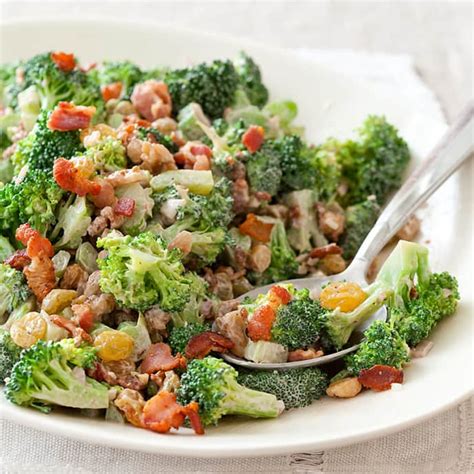 Broccoli Salad With Cranberries And Almonds Cooks Country