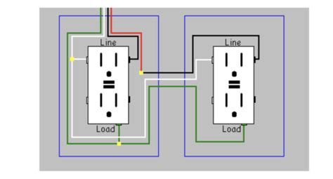 Line Vs Load Gfci Wiring Diagram Does Power Go To Line Or Lo