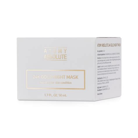 Ночная маска с 24к золотом Atomy Absolute 24K Gold Night Mask 50 мл