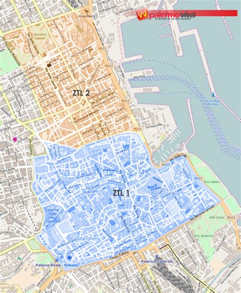Palermo Ztl Le Zone A Traffico Limitato Palermoviva It