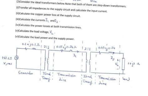 Solved Consider The Ideal Transformers Below Note That Chegg