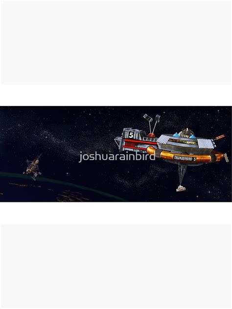 "Thunderbird 5 + space station from The Imposters" Coffee Mug for Sale by joshuarainbird | Redbubble