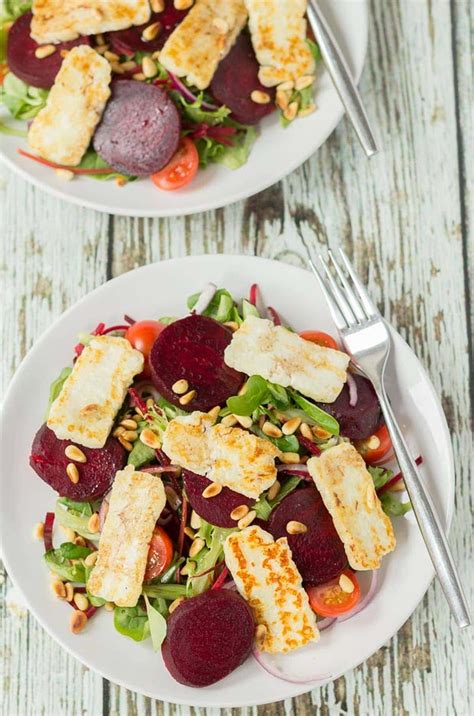 Halloumi Beetroot Salad Neils Healthy Meals