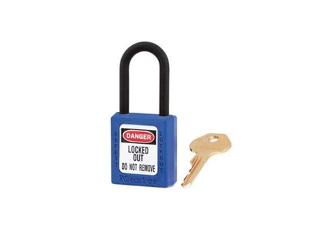 Master Lock Zenex Safety Padlock Blue S33BLU Lockout Tagout Shop