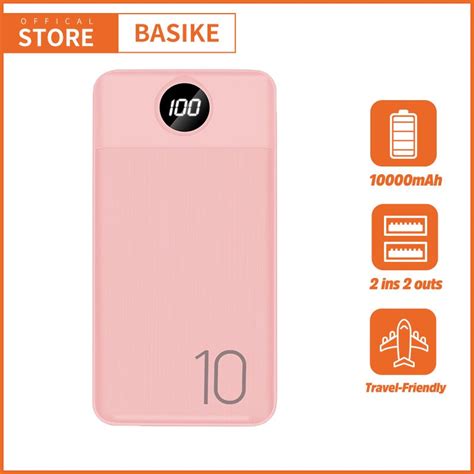 Jual BASIKE Powerbank Original 20000mAh 10000 Mah Type C USB Dual