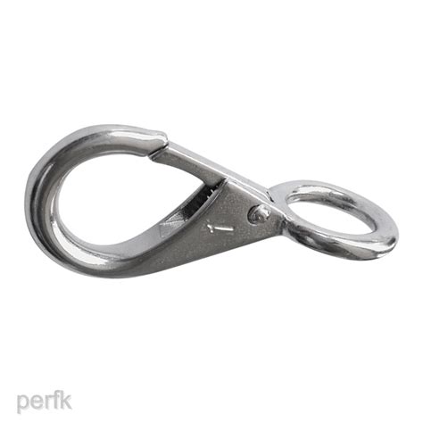 Stainless Steel Rigid Fixed Eye Boat Spring Snap Hook Marine