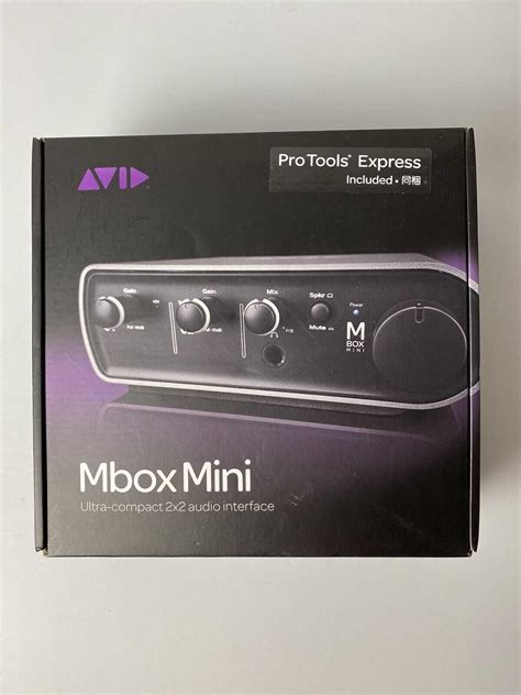 Внешняя звуковая карта Mbox Mini Pro Tools 120 у е Студийное