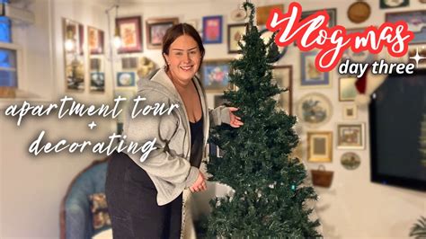 Decorating For Christmas Apartment Tour VLOGMAS DAY 3 YouTube