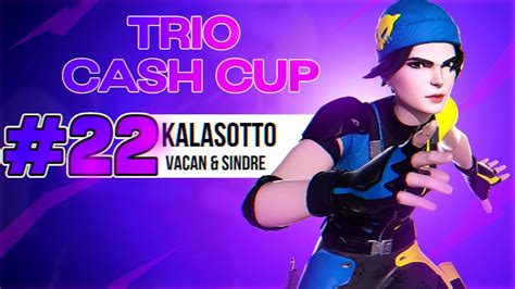 How I Placed Top In Trio Cash Cup And Won Youtube