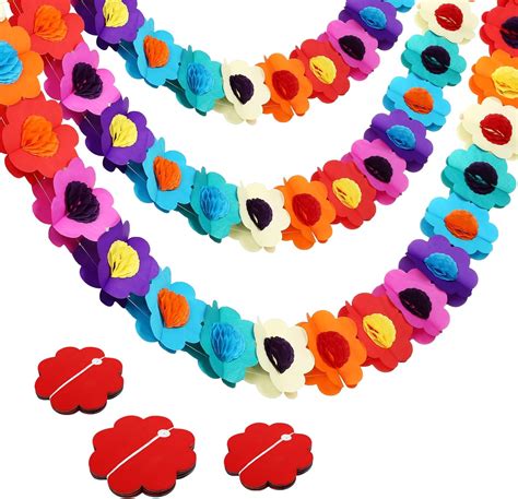 Amazon KESOTE Mexican Fiesta Paper Flower Garland Hanging Party