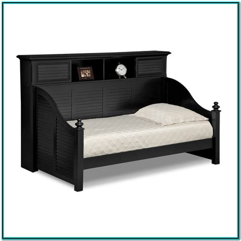 Solid Wood Twin Bed Frame With Storage - Bedroom : Home Decorating Ideas #KDqYx9xkWM