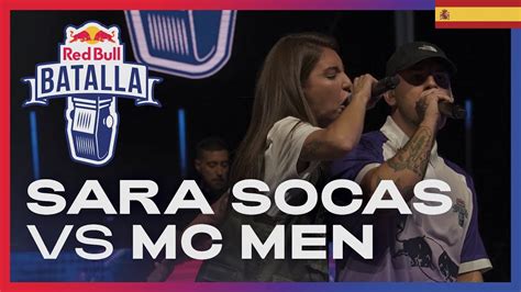 Sara Socas Vs Mc Men Octavos Red Bull España 2021 Youtube