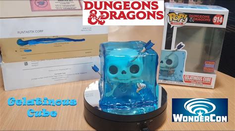 Unboxing A Wondercon 2023 Exclusive Funko Pop Gelatinous Cube Youtube