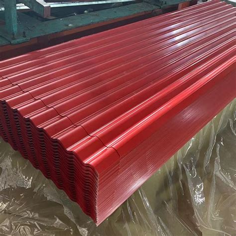 Ppgi Ppgl Color Coated Galvanized Prepainted Corrugated Metal Roofing