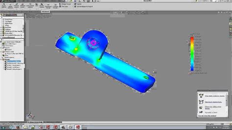 Solidworks Linear Stress Analysis Youtube