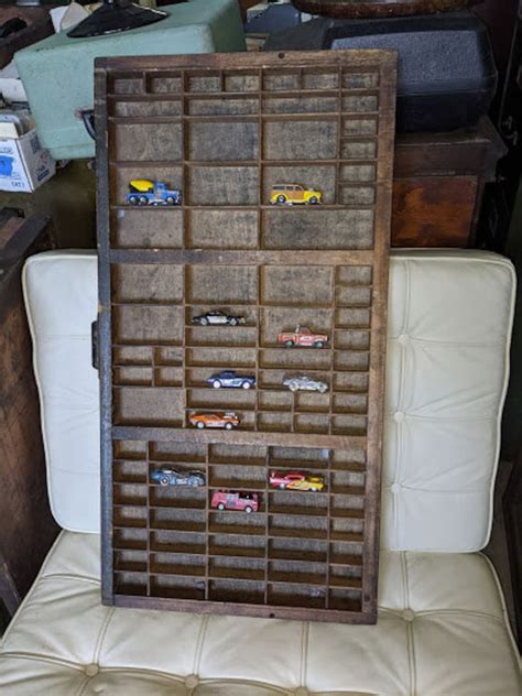 Matchbox Hot Wheels Display Hamilton Letterpress Typeset Etsy