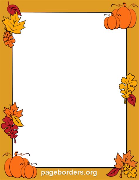 Download High Quality november clipart border Transparent PNG Images ...