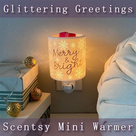 Glittering Greetings Scentsy Mini Warmer Tanya Charette