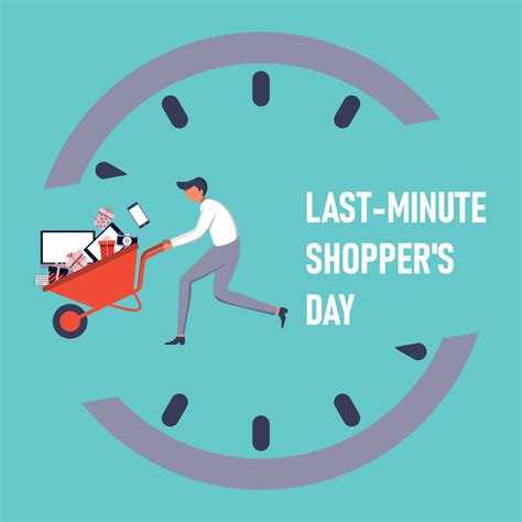 Last-Minute Shoppers Day background. 14849954 Vector Art at Vecteezy