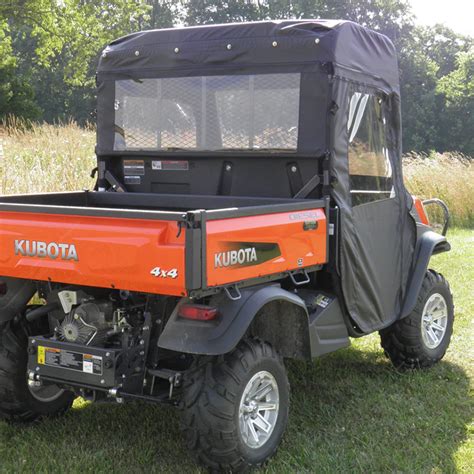 Side Door Rear Window Kit For Kubota Rtv Xg X X